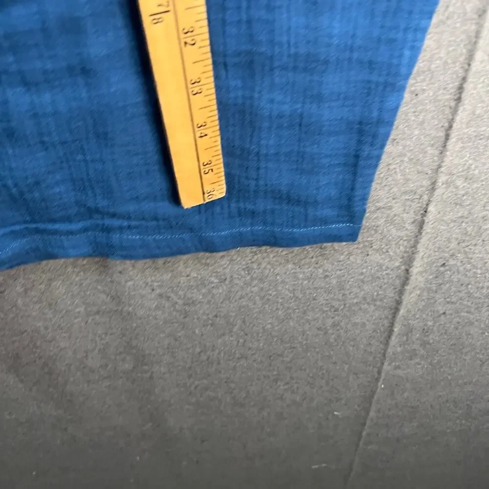 LOGO by Lori Goldstein Beach to Street Cotton Gauze Pants Coastal Blue 3XP
